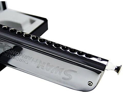 Swan 16 Loch 64 Tone Chromatische Mundharmonika C Ton Mundharmonika mit Fall