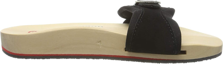 Berkemann Unisex-Erwachsene Berkilette Pantoletten 43 1/3 EU Schwarz, 43 1/3 EU Schwarz