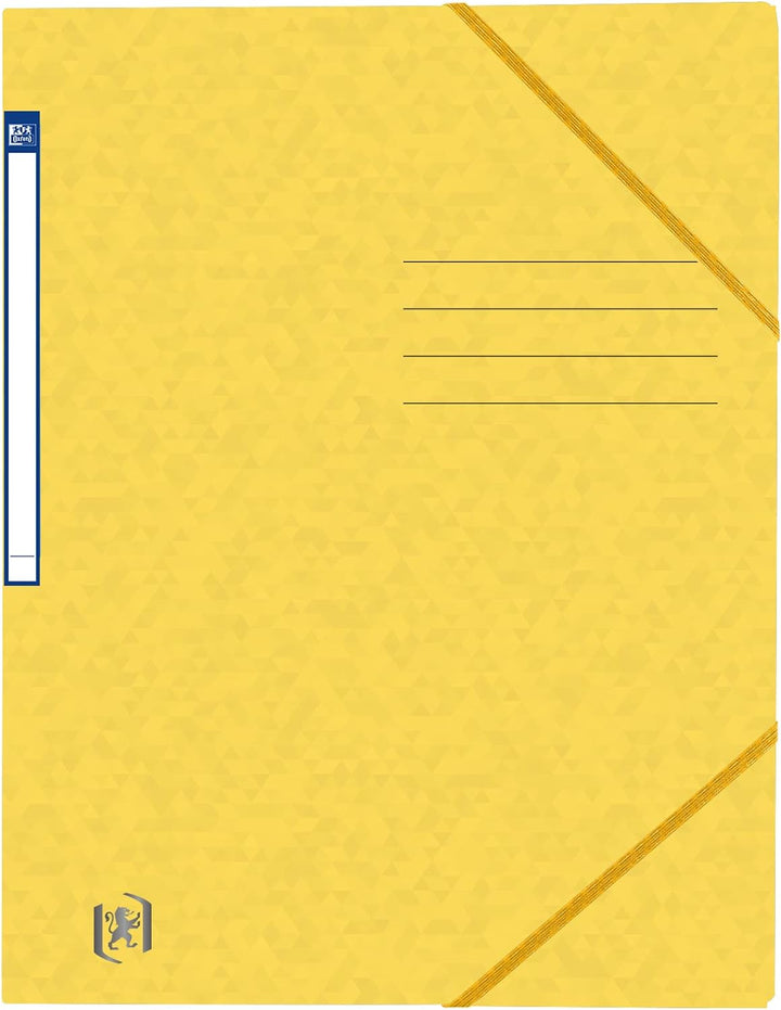 Oxford Top File + Eckspannermappe A4, extrastark aus Karton, sortiert 10 Farben, 25er Pack