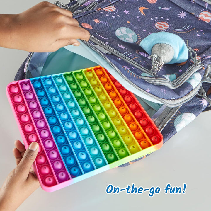 Learning Resources Sensorik-Poppit Hunderter-Zahlenbrett, drücken und zählen, Stressabbau-Spielzeug