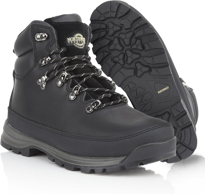 Northwest Territory Herren Pelly Wanderstiefel 39 EU Schwarz, 39 EU Schwarz