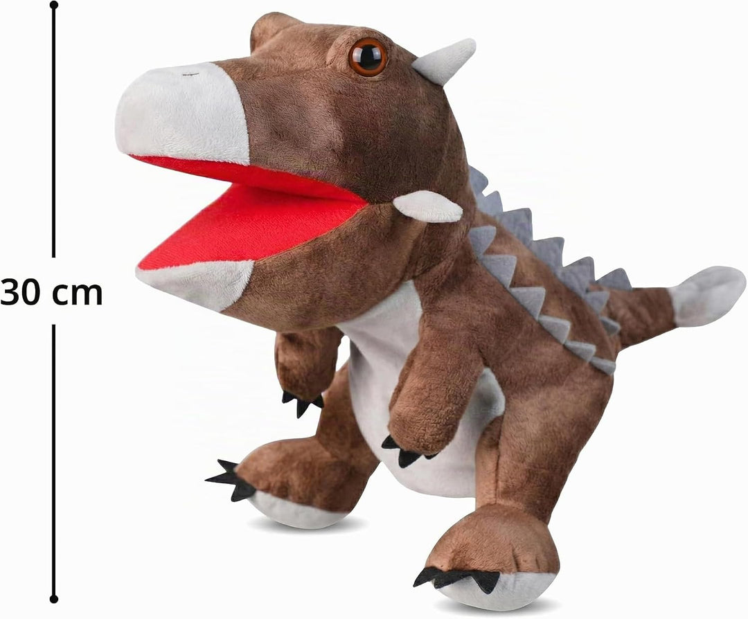 LOMTRATS Dinosaurier-Handpuppen für Kinder, Kleinkind enthält Triceratops und Tyrannosaurus Rex mit
