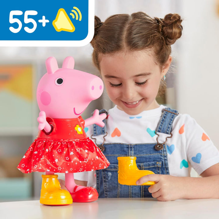 Peppa Pig Peppa's Mud Puddle Party Doll - Deutsche Version