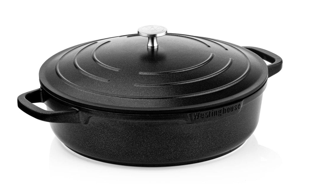 Westinghouse PERFORMANCE SERIES Schmorpfanne mit Deckel, Grosse Bratpfanne 28 cm für Induktion & all