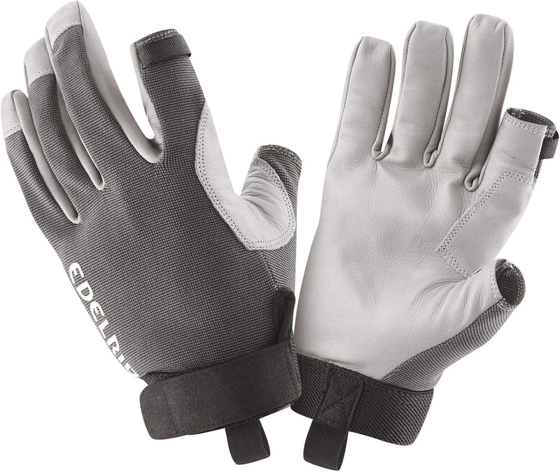 EDELRID Unisex Work Glove Work Glove Open II XS Titan, XS Titan