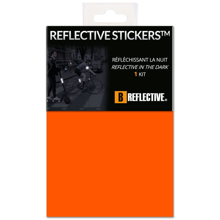 B REFLECTIVE 3M® Colors™, Ausgeschnittene reflektierende Aufkleber, Multi Support: Fahrrad, Roller,