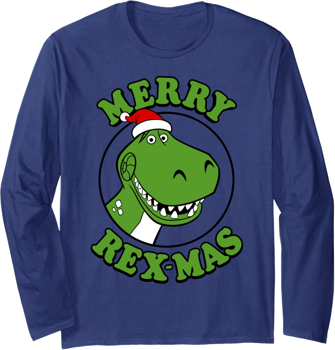 Disney Pixar Toy Story Merry Rex-Mas Weihnachten Langarmshirt