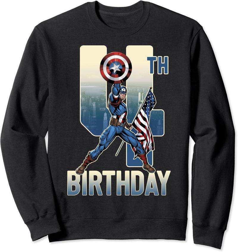 Marvel Captain America 4th Birthday Sweatshirt