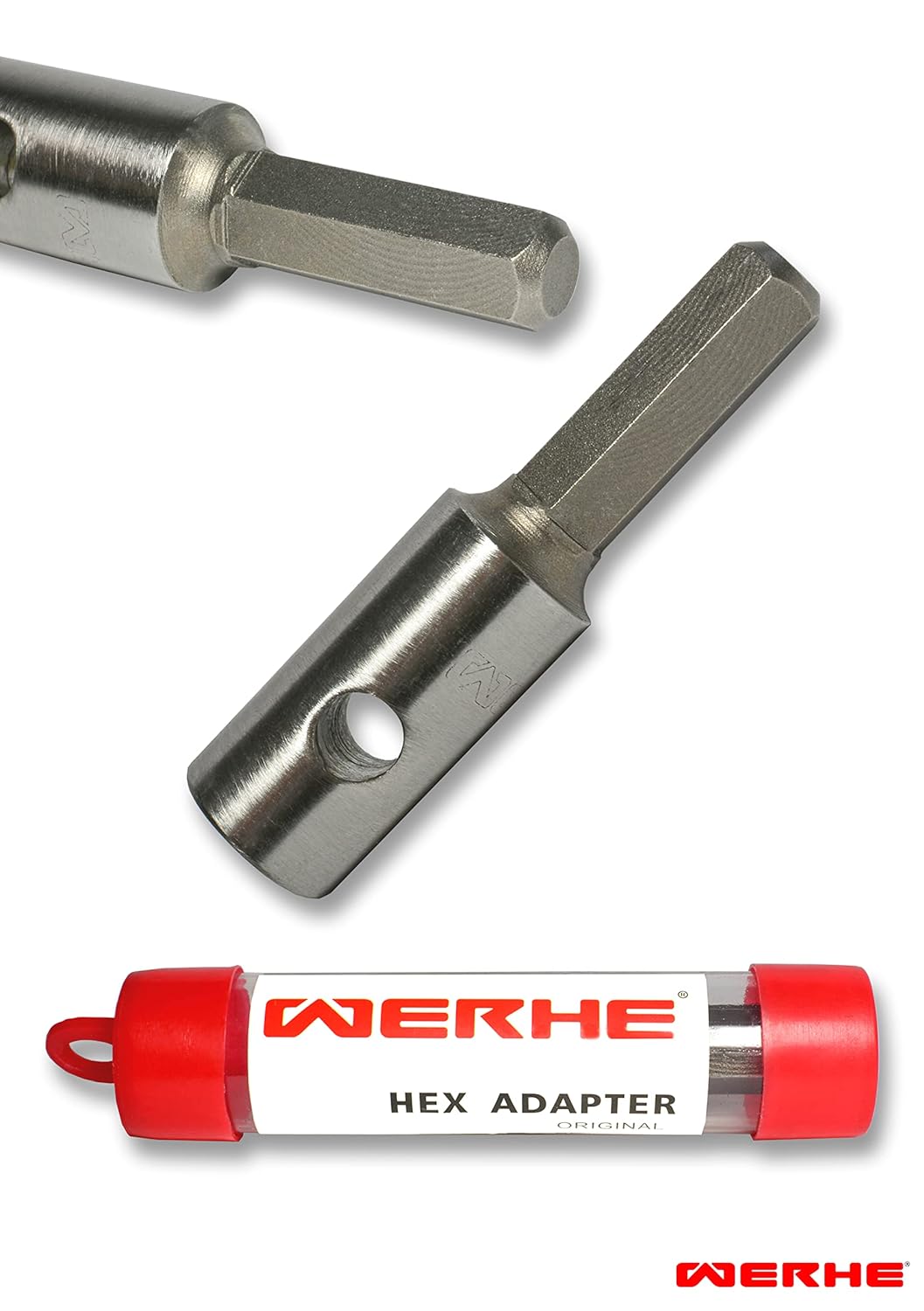 WERHE Profi Bohrer für Erdbohrer 120 mm Pfahlbohrer Brunnenbohrer präzise Bohrspitze Doppelspiral Ha