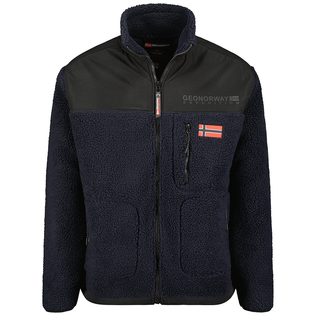 Geo Norway Herren Fleecejacke Warm Dicke Fleece Jacke Herren Reissverschluss - Perfekte Bekleidung f