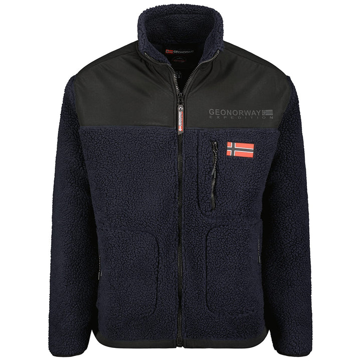 Geo Norway Herren Fleecejacke Warm Dicke Fleece Jacke Herren Reissverschluss - Perfekte Bekleidung f