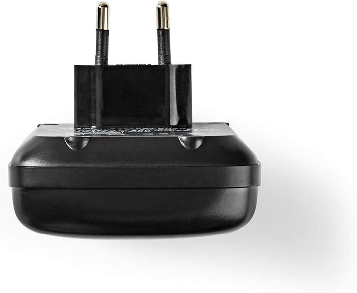 Pilas-Cargador NiMH AA/AAA | 1,2 VDC / 9 VDC | 200,00 mA A | Carga Gradual | Euro/Typ C (CEE 7/16) |