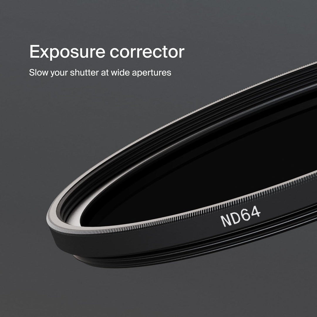 Urth 46 mm Graufilter ND64 (6 Stop) ND Filter (Plus+) 46mm, 46mm