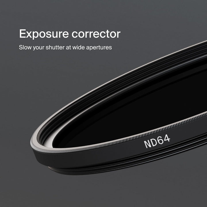 Urth 55 mm Graufilter ND64 (6 Stop) ND Filter (Plus+) 55mm, 55mm