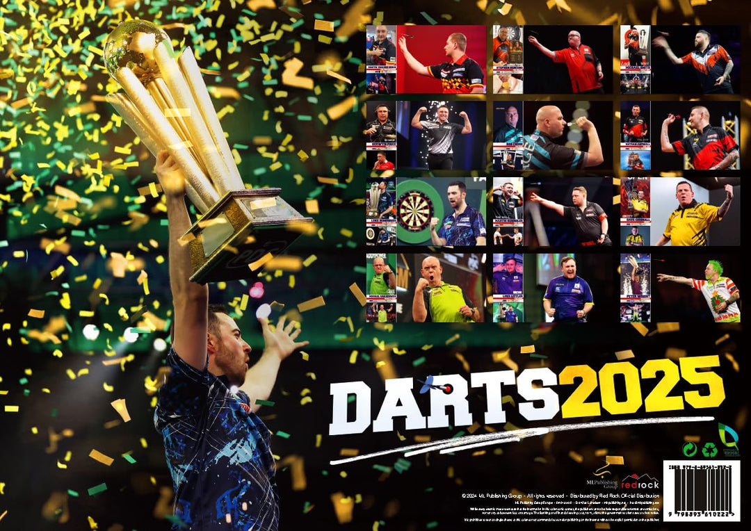 Darts Kalender 2025, Spiralbindung
