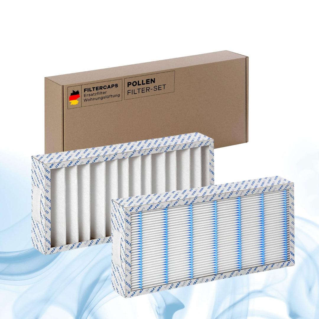 FILTERCAPS Filter für Pluggit Avent P300, Ersatzfilterset G4+F7, Ersetzt APFG4F7-300, Luftfilter für