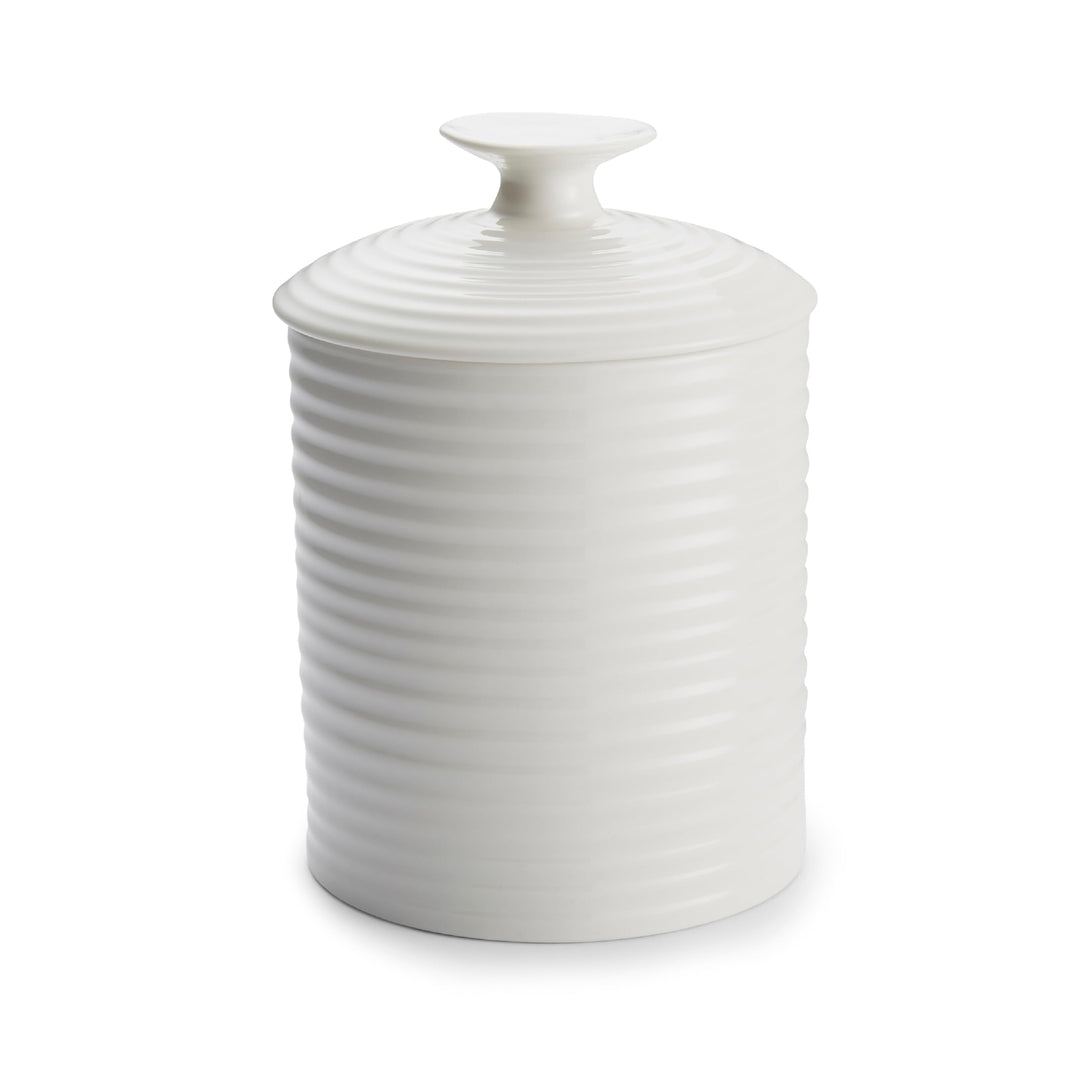 Portmeirion Home & Gifts Sophie Conran Weisser Kanister mit Deckel, eins (Weiss, eins)
