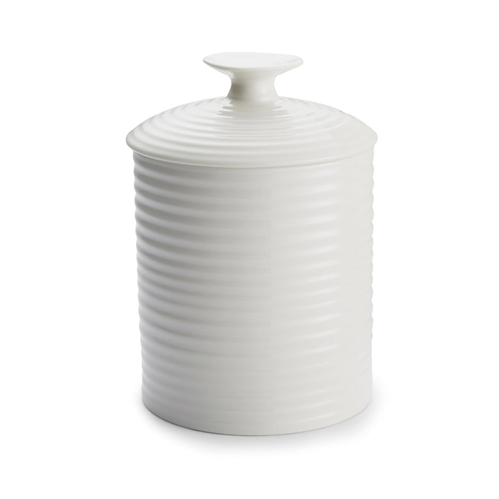 Portmeirion Home & Gifts Sophie Conran Weisser Kanister mit Deckel, eins (Weiss, eins)