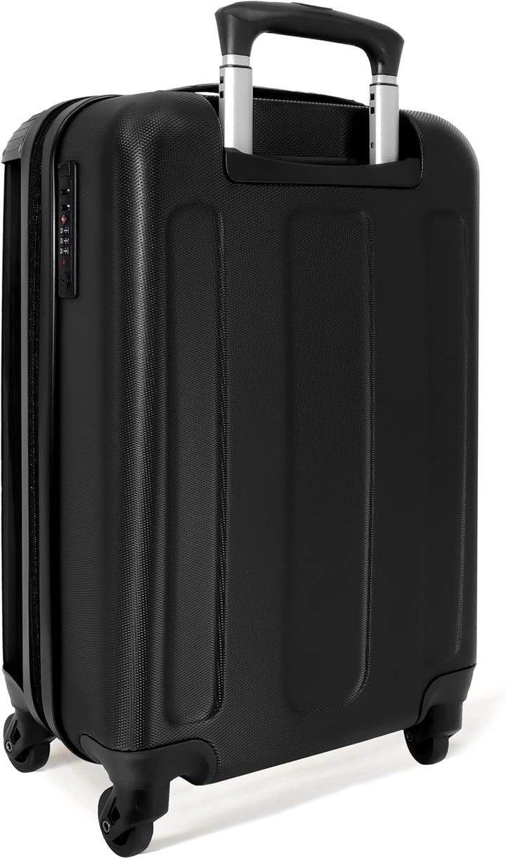 NoBoringSuitcases.com® Koffer Handgepäck Trolley Rollkoffer Kleine Reisekoffer mit 4 Rollen - Rennst