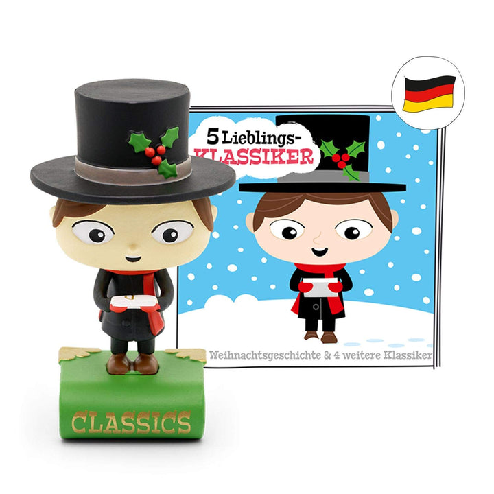 tonies Hörfiguren für Toniebox, Lieblings-Klassiker – Eine Weihnachtsgeschichte und 4 weitere Klassi