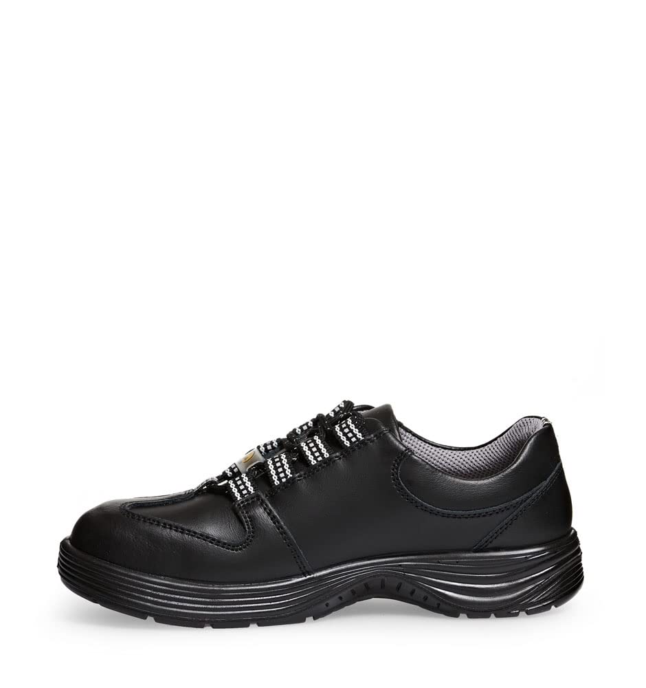 ABEBA 7131038 X-LIGHT ESD Niedriger Schuh, S2, SRC, Schwarz, Grösse 43 43 EU, 43 EU