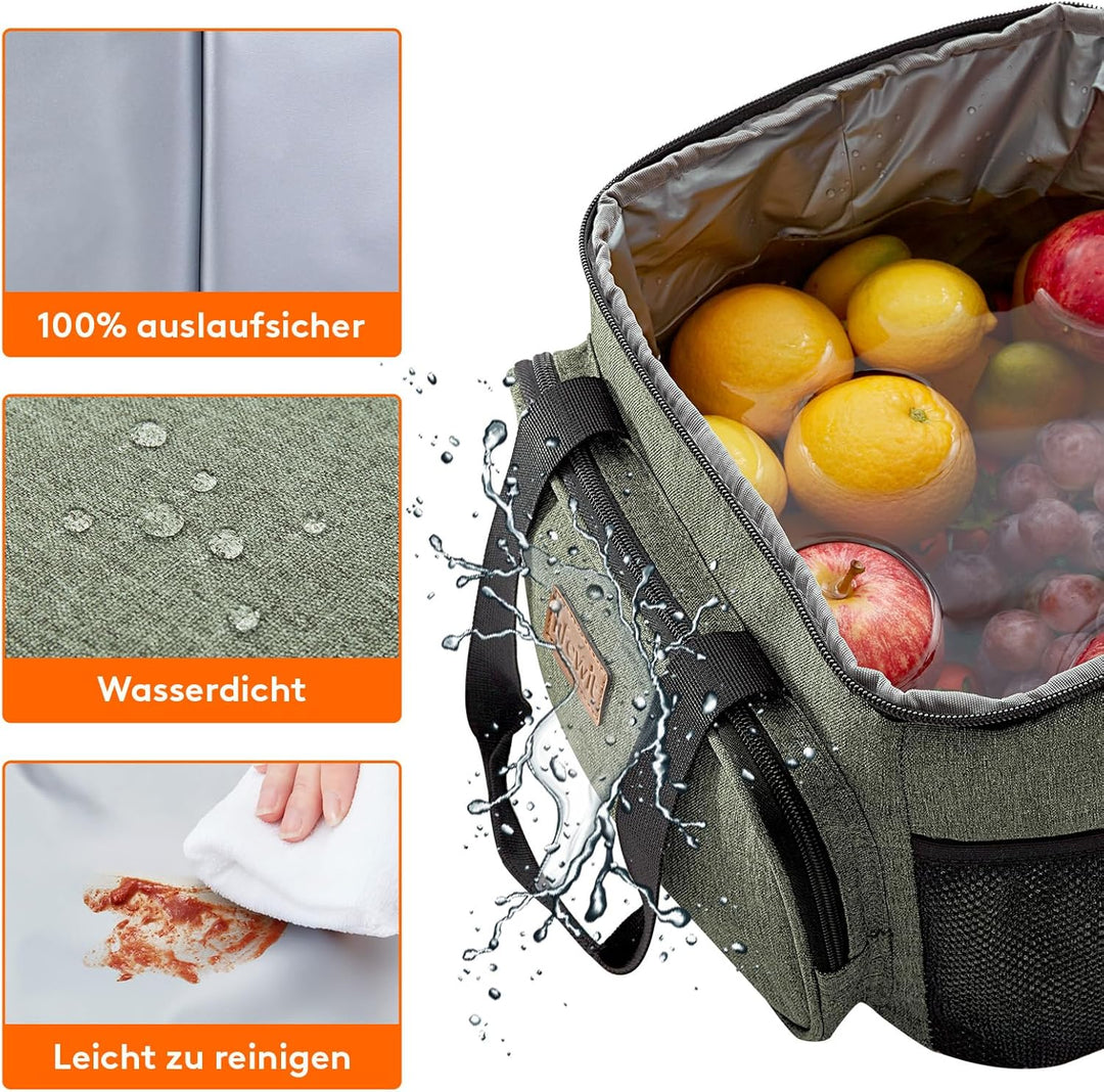 Lifewit Grosse Kühltasche Faltbar, Lunchtasche, Thermotasche Isoliertasche Picknicktasche für unterw