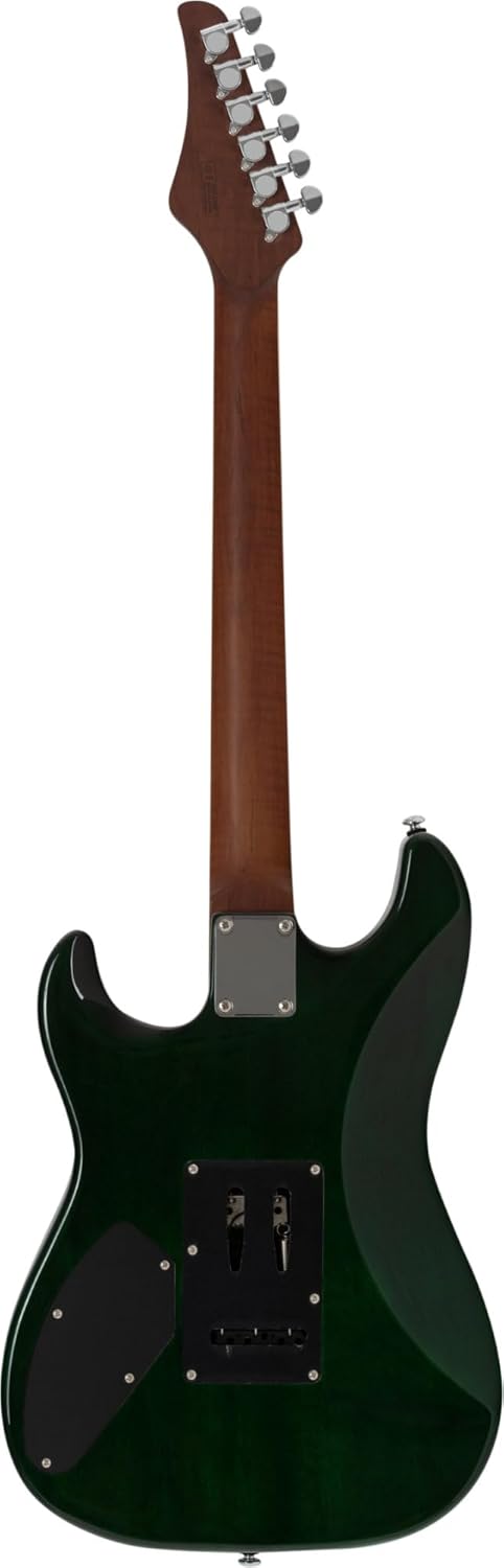 Shaman VST1087-GNB Venture Series E-Gitarre - ST-Bauweise - Flamed Maple Decke - Ahorn-Griffbrett -