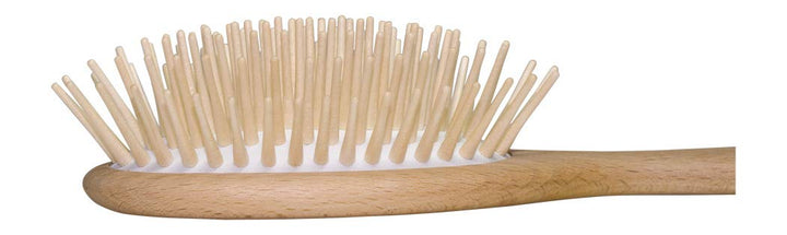 Lockenbürste ! Holz Haarbürste,mit extra langen geraden Ahorn-Holzstiften, speziell für langes und s