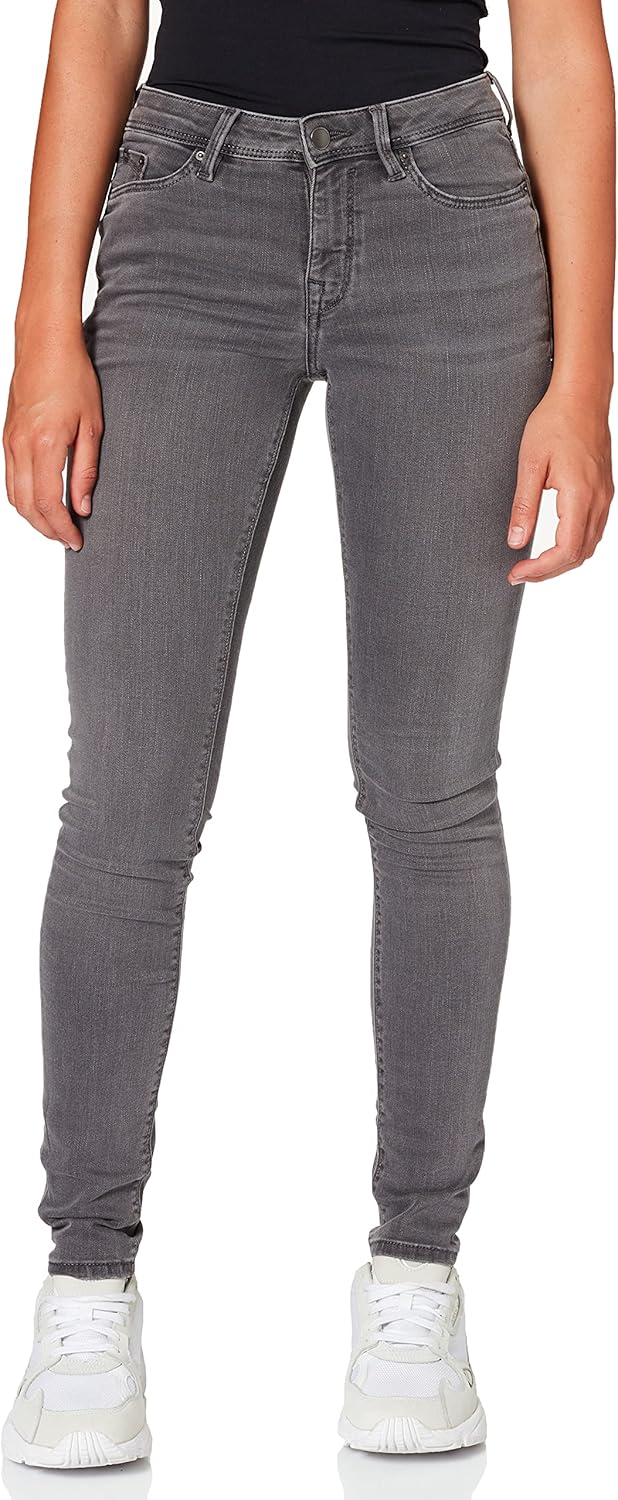 ESPRIT Damen Jeans 28W / 34L 922/Grey Medium Wash, 28W / 34L 922/Grey Medium Wash