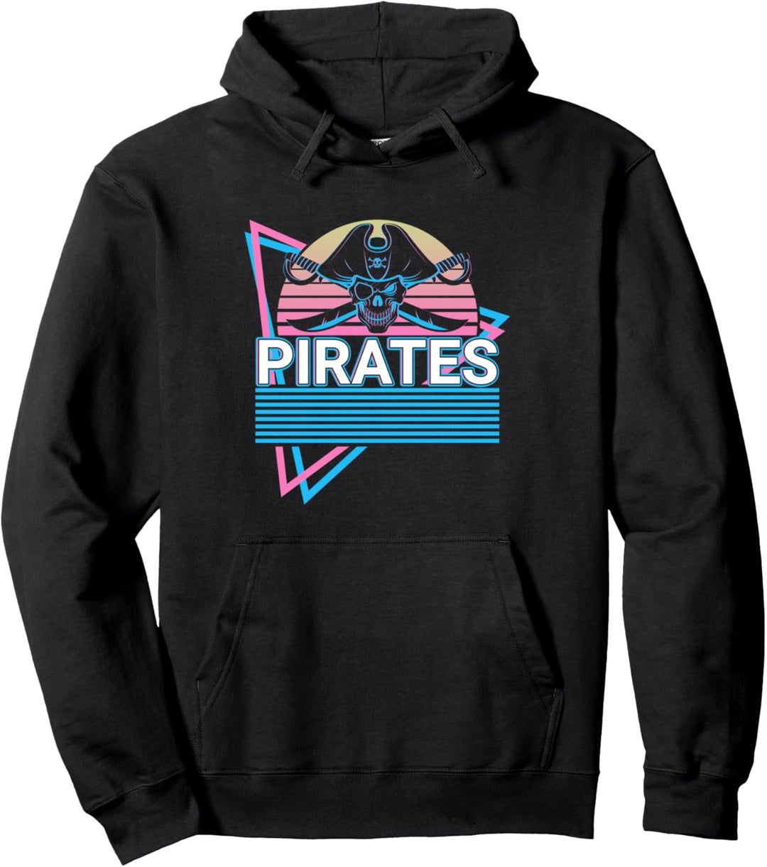 Piraten Retro Pirat Pullover Hoodie