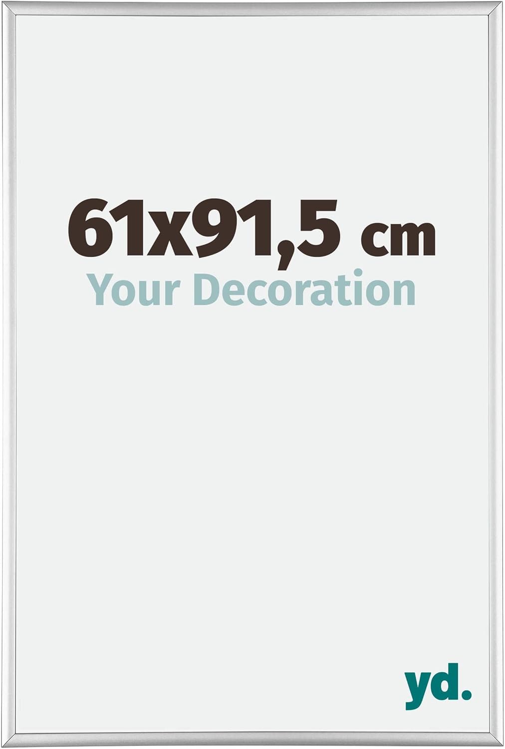 yd. Your Decoration - Bilderrahmen 61x91,5 cm - Bilderrahmen aus Aluminium mit Acrylglas - Antirefle