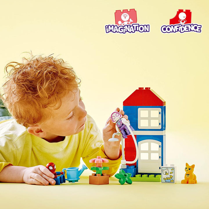 LEGO DUPLO Marvel Spider-Man's House 10995 - Spiderman Spielzeug für Kleinkinder, Jungen, Mädchen, S