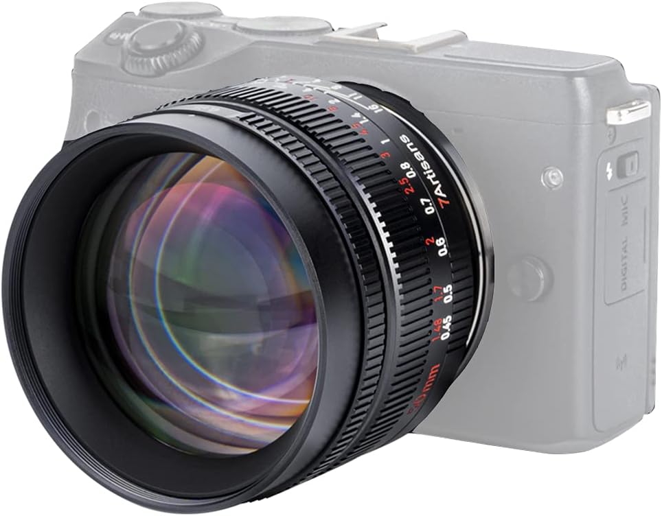 7artisans 50mm F0.95 APS-C Portrait Spiegelloses Kameraobjektiv mit grosser Blende Large Aperture Fi