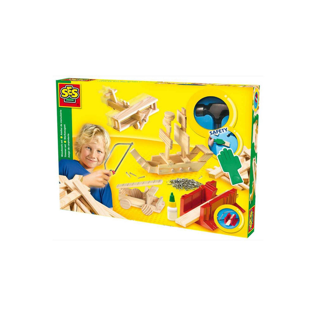 SES Creative SES Werkzeugset Luxus Kinder-Bastelkit, Mehrfarbig, Luxus