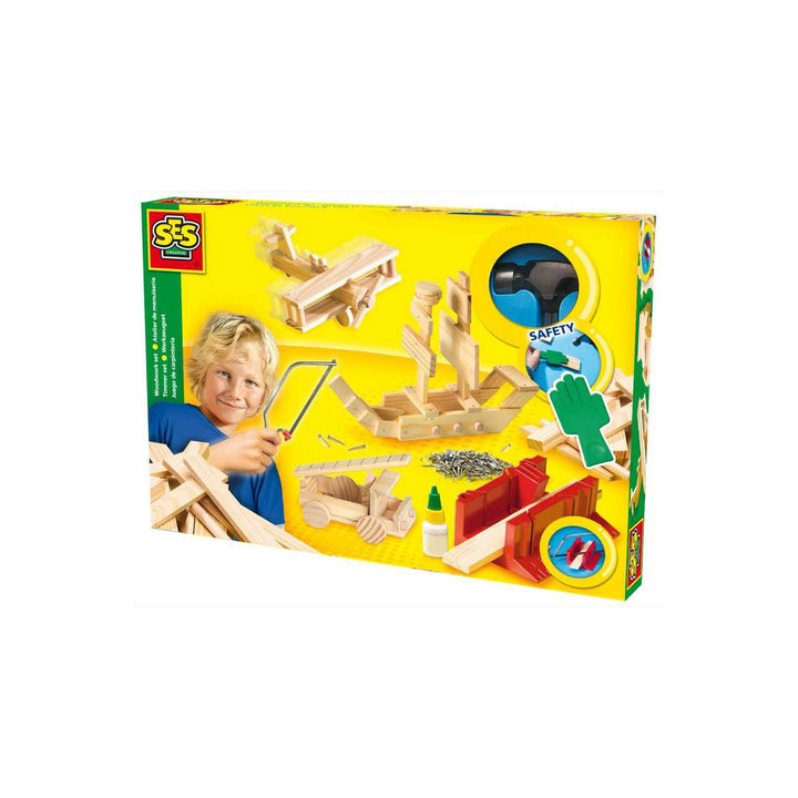 SES Creative SES Werkzeugset Luxus Kinder-Bastelkit, Mehrfarbig, Luxus