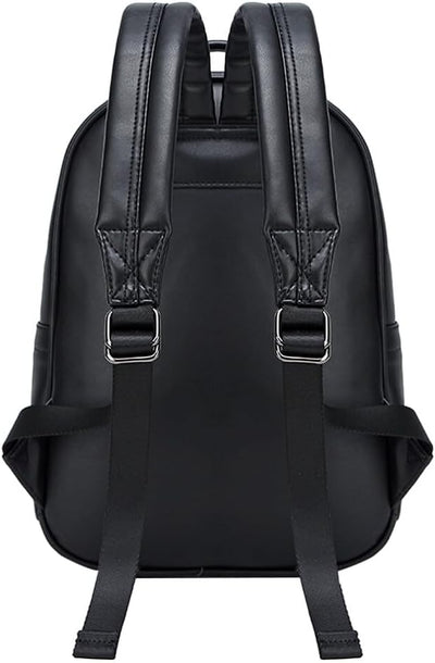 VALICLUD Schwarzes Dekor 3D-Totenkopf-Rucksack Für Herren Gothic-Rucksack Pu-Leder Horror-Rucksack N