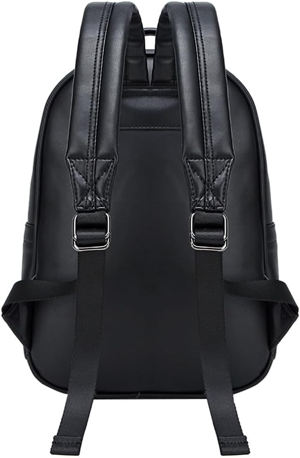 VALICLUD Schwarzes Dekor 3D-Totenkopf-Rucksack Für Herren Gothic-Rucksack Pu-Leder Horror-Rucksack N