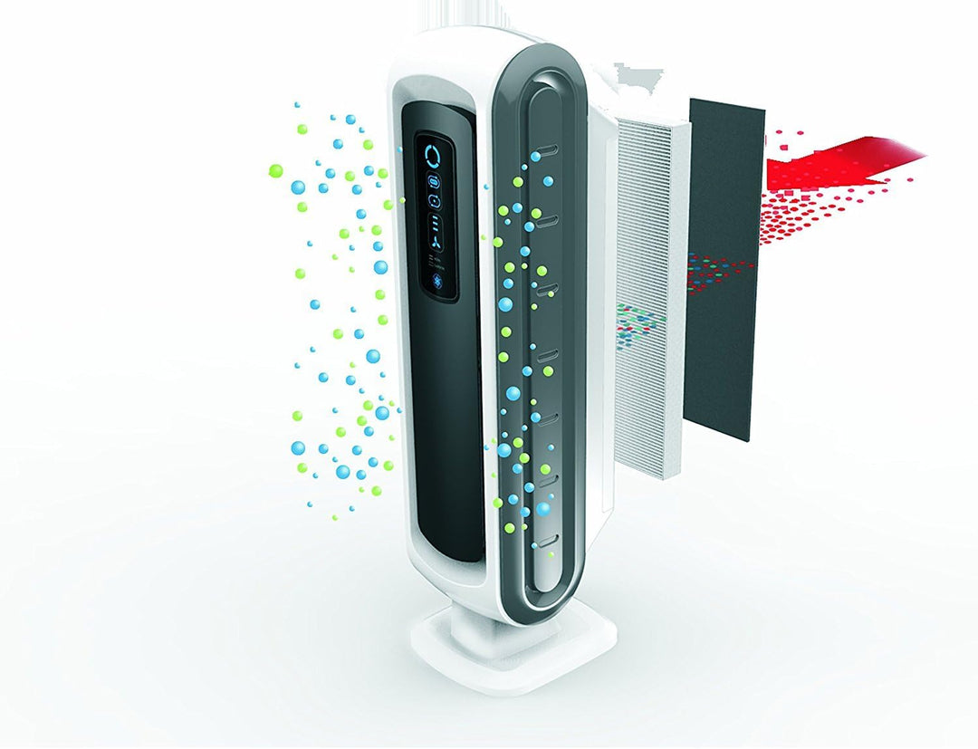 AeraMax HEPA Luftreiniger DX55 von Fellowes, für 8-12qm, 3-5 Luftwechsel/Std., True HEPA und Kohlefi