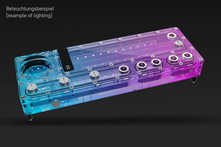 Alphacool Core Distro Platte, 360 mm, VPP/D5, Acryl