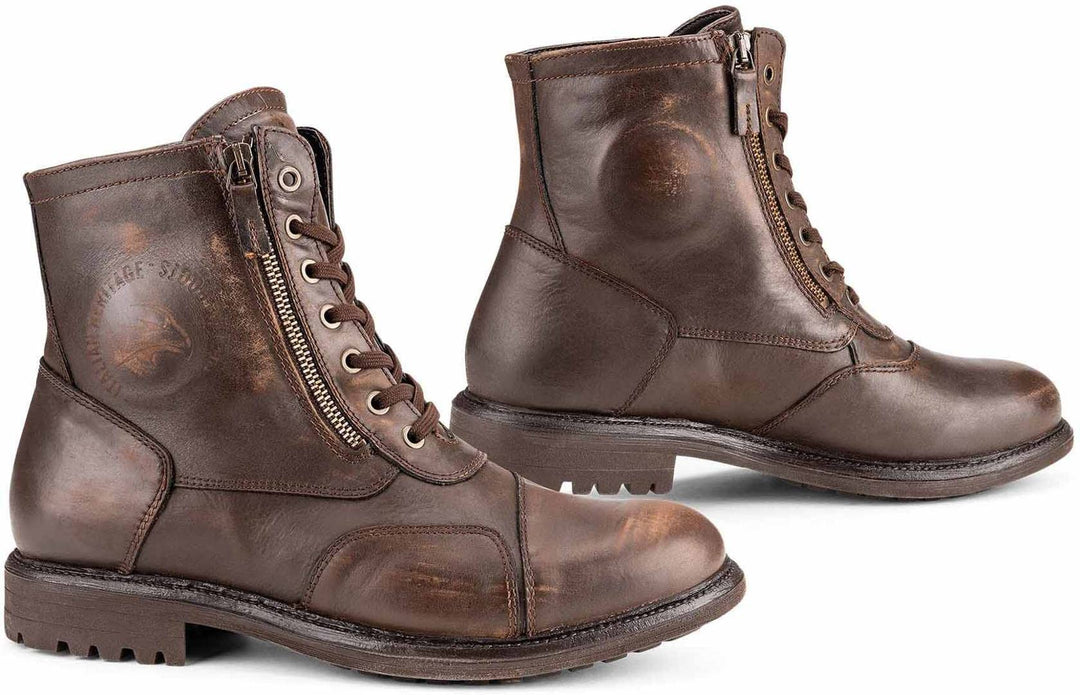 Falco Aviator Motorradstiefel, braun, 43 43 EU Braun, 43 EU Braun