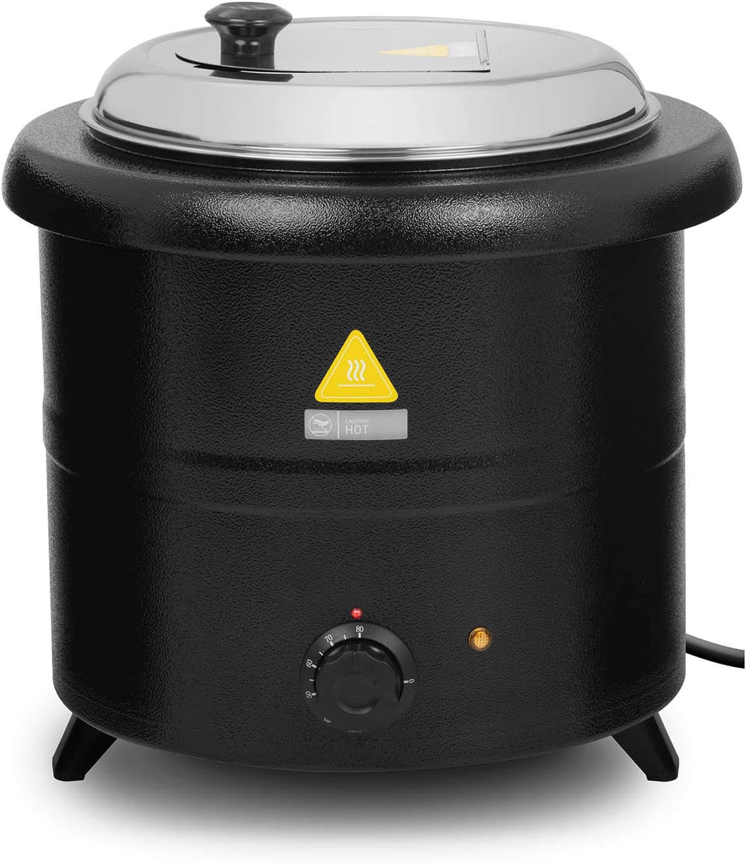 Royal Catering RCST-13SB Suppentopf elektrisch Suppenkessel Thekentopf Suppenwärmer 13 L 600 W 30-80