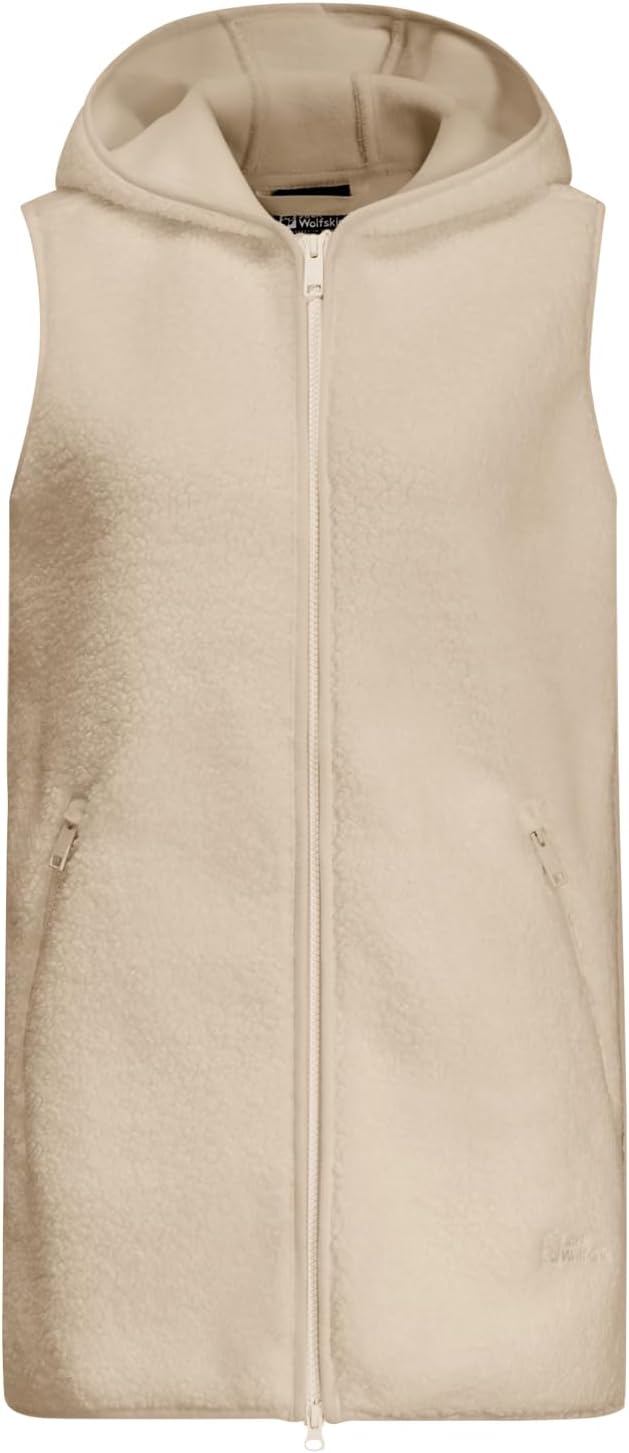 Jack Wolfskin Damen High Curl Long Vest W Fleece-Weste XS anis, XS anis