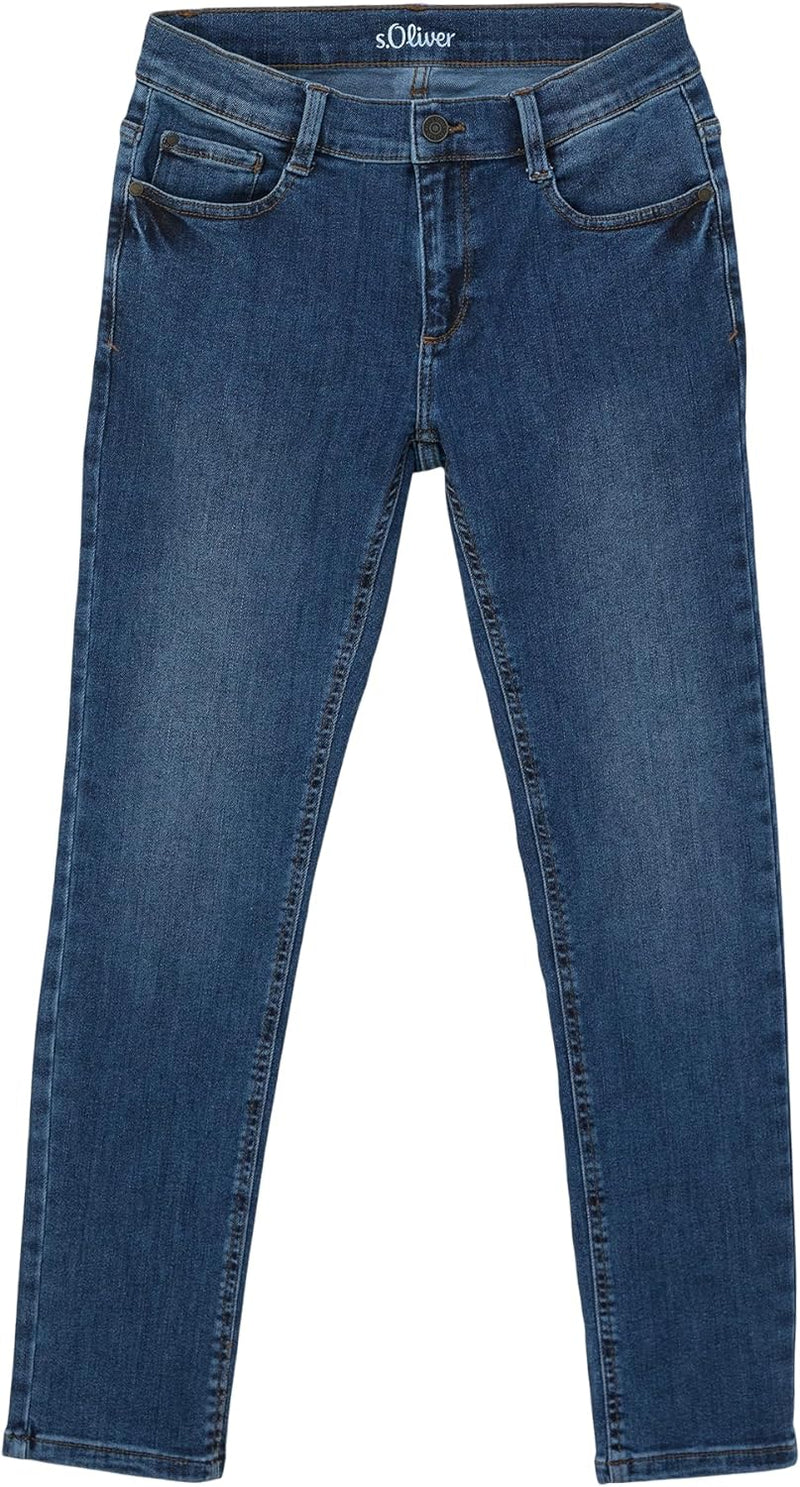 s.Oliver Junior Jungen Jeans Hose, Skinny Seattle Blue 134