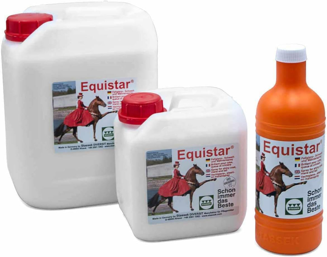 Stassek Equistar Fellglanz- u. Mähnenspray 5 Liter Equistar Fellglanz - Mähnen-und Schweifspray