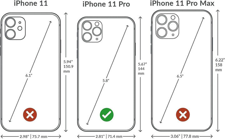 Marcel Robert - HandyHülle für iPhone 11 PRO - Patentiertes Modell - hergestellt aus echtem exotisch
