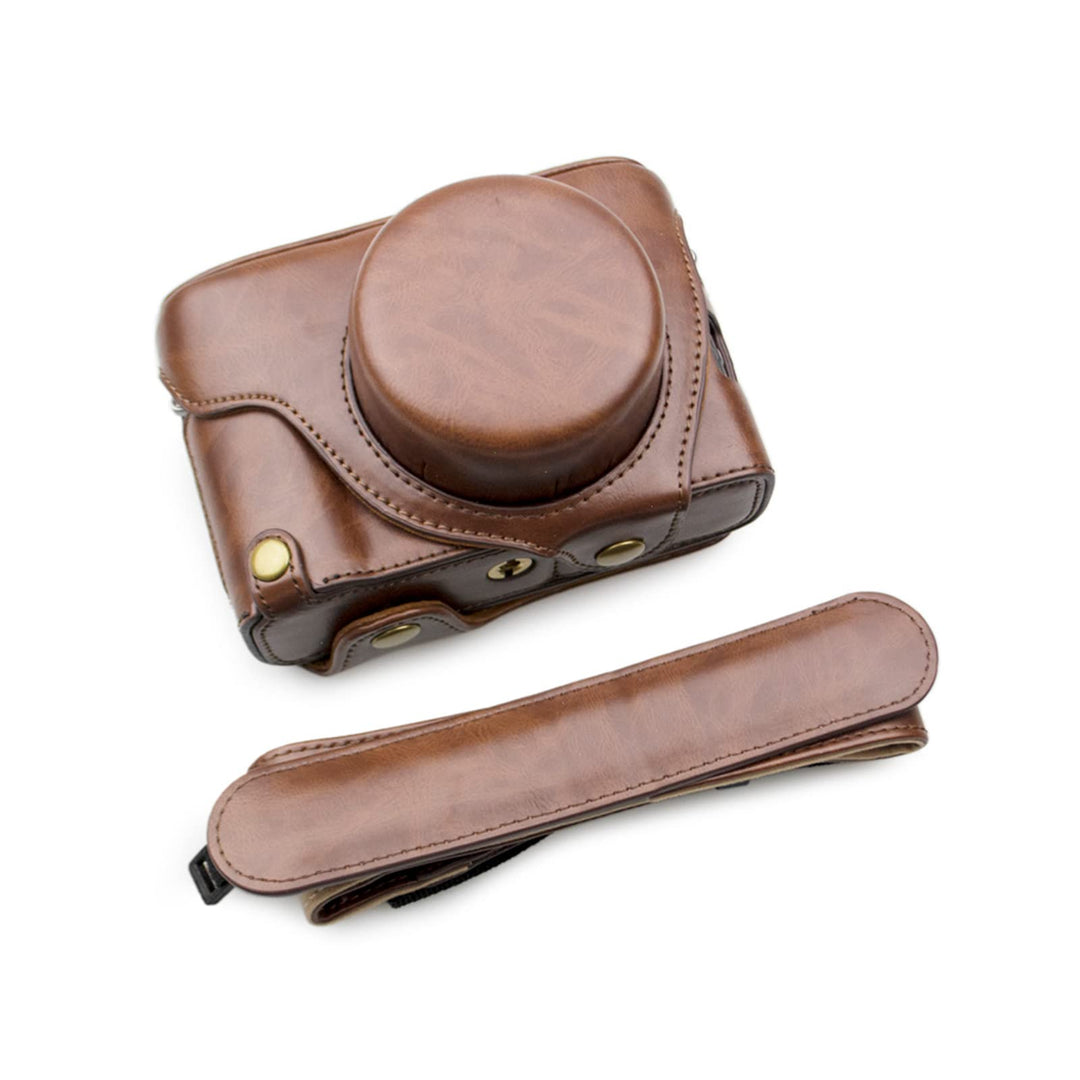 MUZIRI KINOKOO Fuji X100V Tasche aus PU-Leder für Fujifilm X100V Kamera Schutzhülle - Abnehmbares De