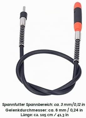 Drehwerkzeug mit Flexibler Welle, Flexibler Wellenaufsatz, Flexible Bohrmaschine, Verlängerungskabel