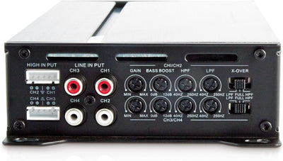 Sinuslive 4-Kanal Endstufe 240W SL-A4100D, Silber