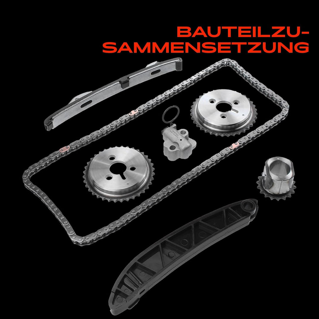 Steuerkettensatz für Aveo/Kalos Schrägheck T250 T255 Spark M300 1.2L Benzin 2008-2021 96416302