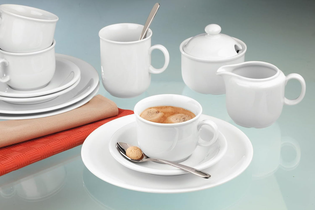 Suppenteller 22 cm Fahne 6 Stück Compact weiss uni 00007 von Seltmann Weiden
